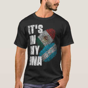Mexican And Honduran DNA Mix Flag Heritage  T-Shirt