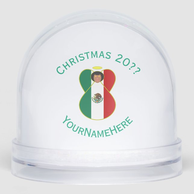 Mexican Angel Christmas Flag Personalized (Avant)