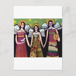 Mexican Angels by Heather Galler Postcard