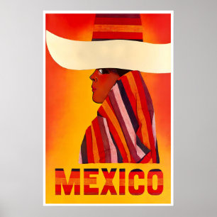 Mexican Art Travel Poster Mexico Print (TR157)a