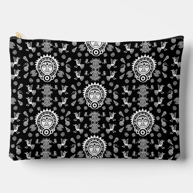 Mexican Aztec Art Home Decor Accessory Pouch (Front)