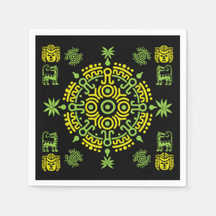 Mexican Aztec Art Home Decor Napkin