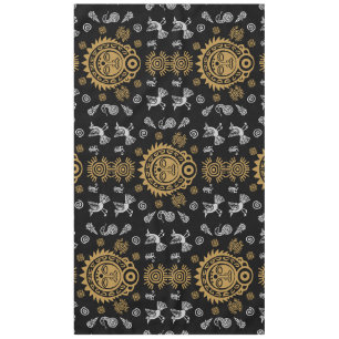 Mexican Aztec Art Home Decor Tablecloth