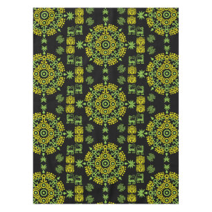 Mexican Aztec Art Home Decor Tablecloth