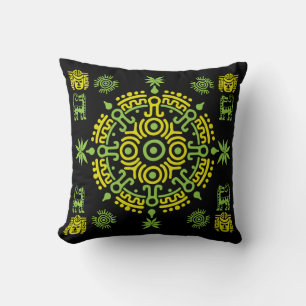 Mexican Aztec Art Home Decor Throw Pillow