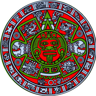 Mexican Aztec Calendar Sundial Hispanic Chicano