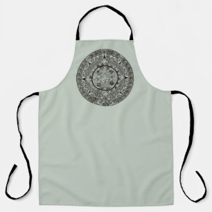 Mexican Aztec Sun Stone Mayan Calendar 1 Apron