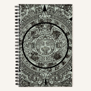 Mexican Aztec Sun Stone Mayan Calendar 1 Notebook