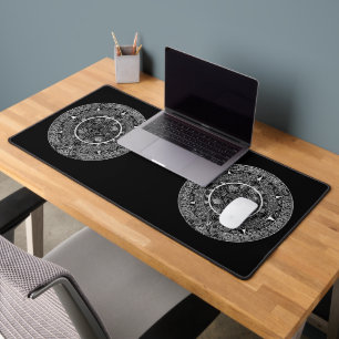 Mexican Aztec Sun Stone Mayan Calendar 3 Desk Mat