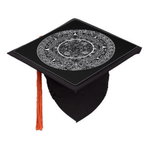 Mexican Aztec Sun Stone Mayan Calendar 3 Graduation Cap Topper