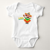 Mexican Baby Bodysuit, Fiesta Baby Shower Gift