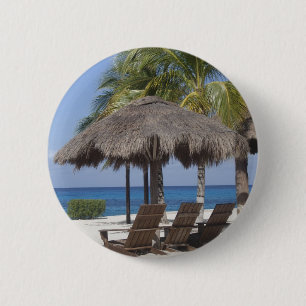 Mexican Beach Paradise 2 Inch Round Button