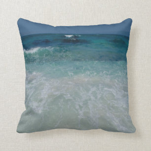 Mexican Beach tie Throw Pillow