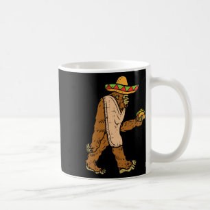 Mexican Bigfoot Sombrero Taco El Squatcho Fun Cinc Coffee Mug