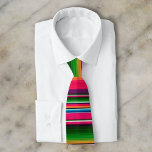 Mexican Blanket Fiesta Stripes Colourful Sarape Tie<br><div class="desc">This design may be personalized by choosing the Edit Design option. You may also transfer onto other items. Contact me at colorflowcreations@gmail.com or use the chat option at the top of the page if you wish to have this design on another product or need assistance with this design. See more...</div>