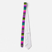 Mexican Blanket Fiesta Stripes Colourful Serape Tie (Back)