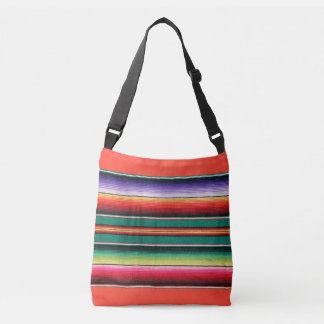 Mexican blanket print  crossbody bag