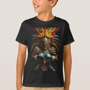 Mexican Boxing Aztec Warrior Power T-Shirt