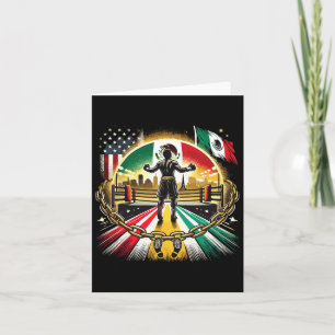Mexican Boxing Champion Strength And Glory Card