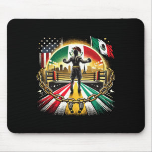 Mexican Boxing Champion Strength And Glory Mouse Pad