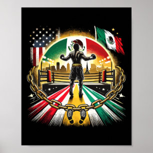Mexican Boxing Champion Strength And Glory  Poster