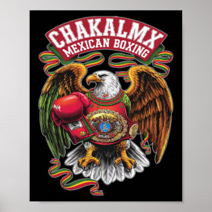 Mexican Boxing Eagle - Boxeo Mexicano  Poster