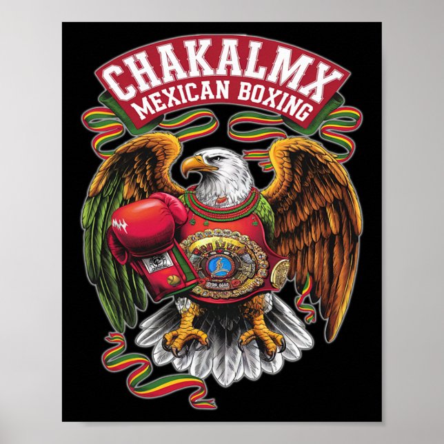 Mexican Boxing Eagle - Boxeo Mexicano  Poster (Front)