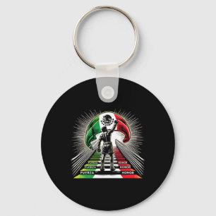 Mexican Boxing Fuerza Honour Spirit Keychain