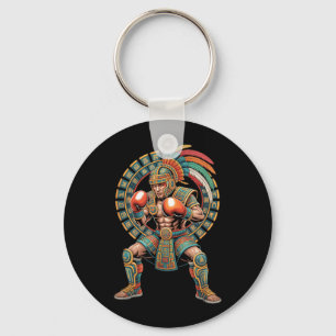 Mexican Boxing Gloves Fighter Los Guantes De Boxeo Keychain