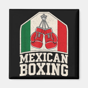 Mexican Boxing Gloves Fighter Los Guantes De Boxeo Magnet