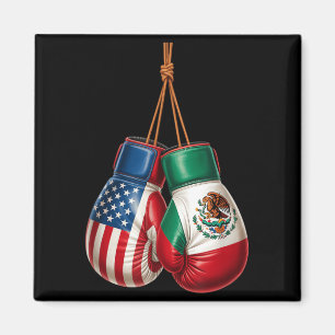 Mexican Boxing Gloves Fighter Los Guantes De Boxeo Magnet