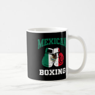 Mexican Boxing Gloves Mexico Pride Patriotic Mens  Coffee Mug