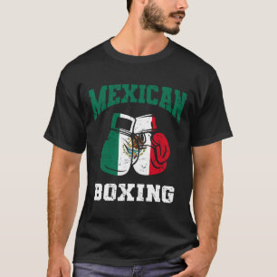 Mexican Boxing Gloves Mexico Pride Patriotic Mens T-Shirt