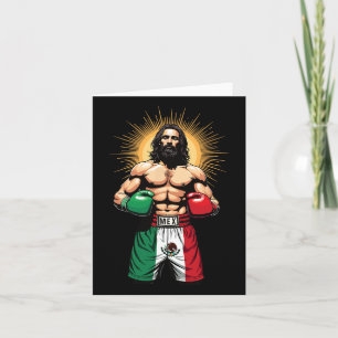 Mexican Boxing Jesus Christ Mex Boxing Shorts  Card