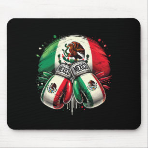 Mexican Boxing Pride Gloves Sports Design Mouse Pad