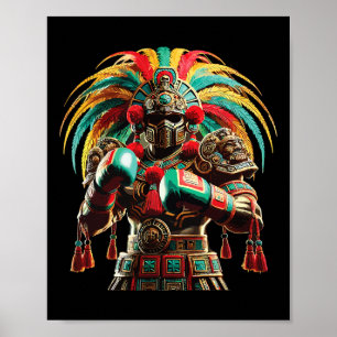 Mexican Boxing Pride Inka Sports Design Poster