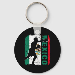 Mexican Boxing Team Mexico Flag Boxing Gloves  Keychain