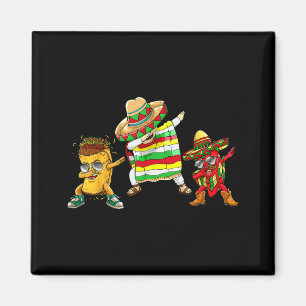 Mexican Boy Dabbing Poncho Cinco De Mayo Funny 6 7 Magnet