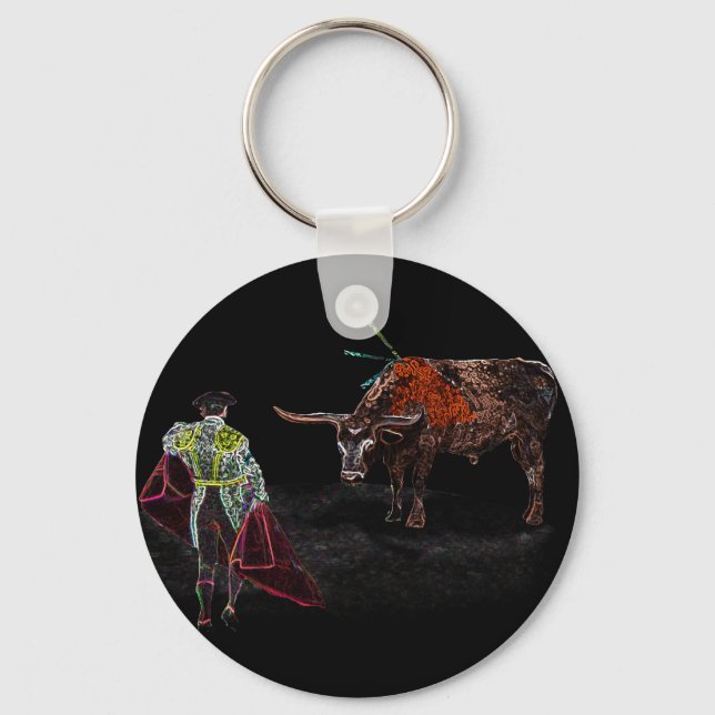 Mexican Bullfighter Matador Keychain (Front)