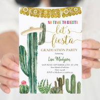 Mexican Cactus Fiesta Graduation Party  