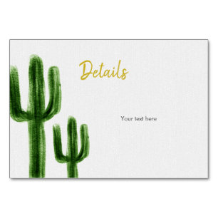 Mexican Cactus Insert Card