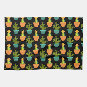 Mexican Cactus Plant Cinco de Mayo Fiesta Gardener Kitchen Towel