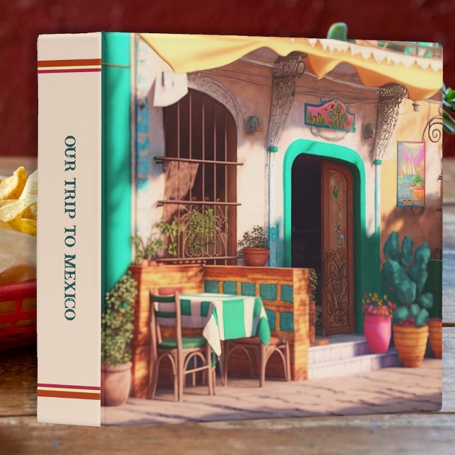 Mexican Cantina Scrapbook Photo Album Binder (Creator Uploaded)