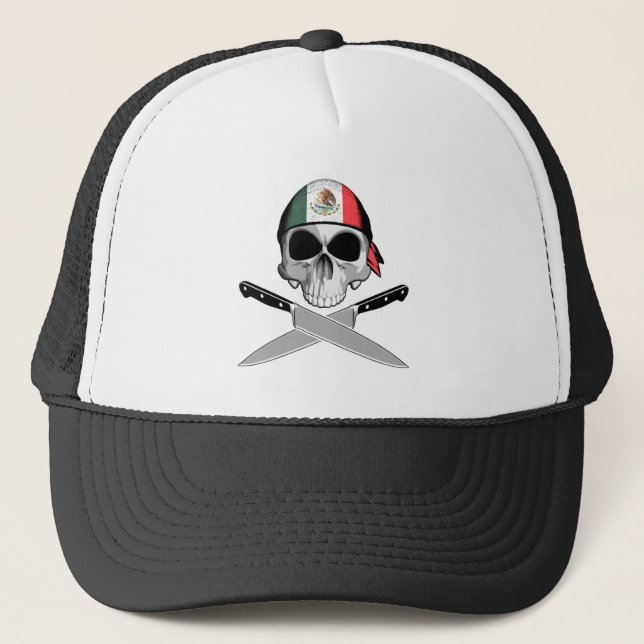 Mexican Chef Trucker Hat (Front)
