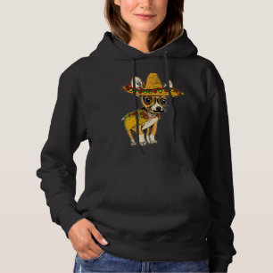 Mexican Chihuahua Taco Cinco De Mayo Fiesta Dog Hoodie