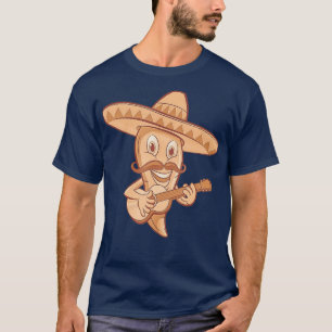 Mexican Chili Mariachi Guitar Musician T-Shirt