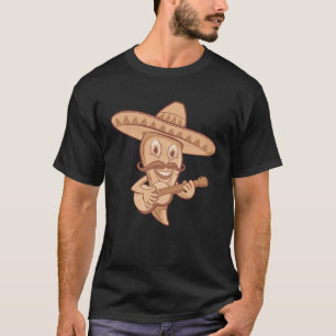 Mexican Chili Mariachi Guitar Musician T-Shirt