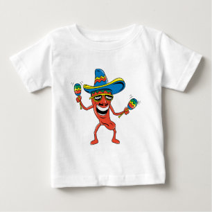Mexican Chili Pepper Baby T-Shirt
