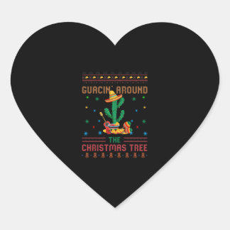 mexican Christmas, mexican Christmas Mexico, Heart Sticker