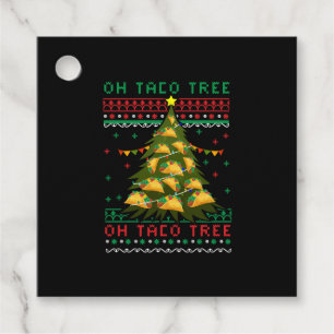 mexican Christmas, mexican Christmas taco, mexican Favour Tags